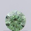0.33 Ct. Fancy Vivid Green Round Lab Grown Diamond