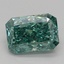2.09 Ct. Fancy Vivid Green Radiant Lab Grown Diamond
