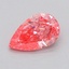 0.44 Ct. Fancy Vivid  Pink Pear Lab Grown Diamond