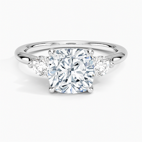 Freesia Three Stone Diamond Ring