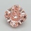 3.03 Ct. Fancy Vivid Pink Cushion Lab Grown Diamond