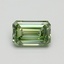 0.70 Ct. Fancy Vivid Green Emerald Lab Grown Diamond