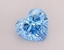 1.17 Ct. Fancy Vivid  Blue Heart Lab Grown Diamond