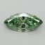 1.55 Ct. Fancy Vivid Pacific Green Marquise Lab Grown Diamond
