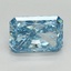 3.08 Ct. Fancy Vivid Blue Radiant Lab Grown Diamond