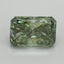 1.65 Ct. Fancy Vivid Green Radiant Lab Grown Diamond