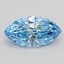 0.41 Ct. Fancy Vivid Blue Marquise Lab Grown Diamond