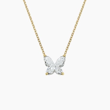 Butterfly Custom-Cut Lab Diamond Necklace (2 1/8 ct. tw.)
