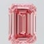 4.09 Ct. Fancy Vivid Pink Emerald Lab Grown Diamond