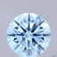 8.00 Ct. Fancy Vivid Blue Round Lab Grown Diamond