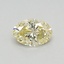 0.34 Ct. Fancy Intense Yellow Oval Lab Grown Diamond