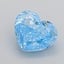 3.21 Ct. Fancy Vivid Blue Heart Lab Grown Diamond