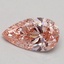 0.52 Ct. Fancy Intense Pink Pear Lab Grown Diamond