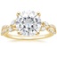 18K Yellow Gold Luxe Willow Diamond Ring (1/4 ct. tw.), smalltop view