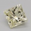 1.09 Ct. Fancy Light Yellow Princess Lab Grown Diamond