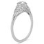 The Adair Ring, smalltop view on a hand
