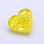 1.27 Ct. Fancy Vivid  Yellow Heart Lab Grown Diamond