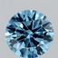 3.03 Ct. Fancy Vivid Blue Round Lab Grown Diamond
