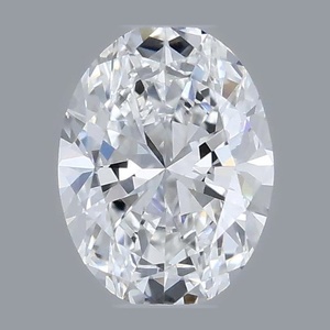 Oval diamond — real photo