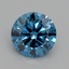 1.80 Ct. Fancy Vivid Blue Round Lab Grown Diamond