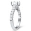 The Nikos Ring, smalltop view on a hand