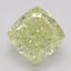 1.04 Ct. Fancy Yellow Cushion Diamond