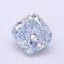 1.02 Ct. Fancy Blue Cushion Lab Grown Diamond