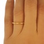 The Zinovia Ring, smalltop view on a hand