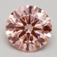 2.54 Ct. Fancy Intense Pink Round Lab Grown Diamond