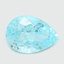 8.8x6.2mm Unheated Blue  Pear   Tourmaline