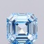1.04 Ct. Fancy Vivid Blue Asscher Lab Grown Diamond