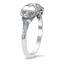 The Jessia Ring, smalltop view on a hand