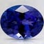 12x9.4mm Blue Oval Tanzanite
