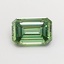1.47 Ct. Fancy Green Emerald Lab Grown Diamond