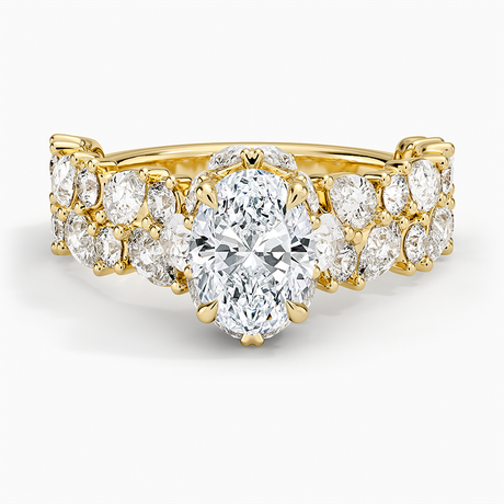 Olivetta Double Row Diamond Ring