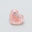 0.59 Ct. Fancy Vivid  Pink Heart Lab Grown Diamond