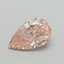 0.50 Ct. Fancy Intense Pink Pear Lab Grown Diamond