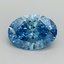 2.01 Ct. Fancy Vivid Blue Oval Lab Grown Diamond