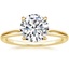 18K Yellow Gold Kalina Ring, smalltop view