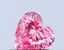 0.70 Ct. Fancy Vivid Pink Heart Lab Grown Diamond