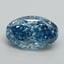 3.03 Ct. Fancy Vivid Blue Oval Lab Grown Diamond