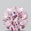0.97 Ct. Fancy Intense Pink Round Lab Grown Diamond