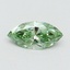 0.50 Ct. Fancy Vivid Green Marquise Lab Grown Diamond