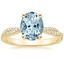 18K Yellow Gold Petite Luxe Twisted Vine Diamond Ring (1/4 ct. tw.), smalltop view