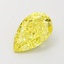 1.09 Ct. Fancy Vivid Yellow Pear Lab Grown Diamond