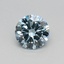 0.32 Ct. Fancy Intense Blue Round Lab Grown Diamond