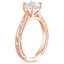 14K Rose Gold Elsie Engraved Ring, smallside view