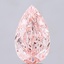 4.64 Ct. Fancy Vivid  Pink Pear Lab Grown Diamond