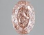 1.06 Ct. Fancy Intense Brownish Pink Oval Lab Grown Diamond