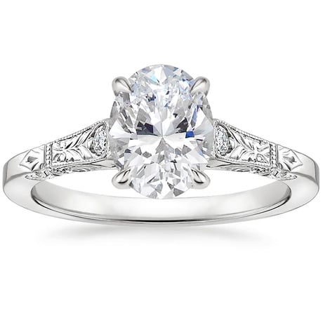 Hand Engraved Vintage Inspired Ring